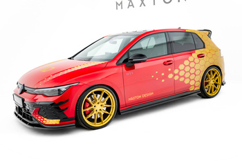 Zestaw Splitterów V.2 Maxton Volkswagen Golf GTI Clubsport Mk8 Facelift