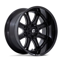 Felga aluminiowa 20" Fuel DARKSTAR 20x10 ET-18 BLANK Gloss Black Milled