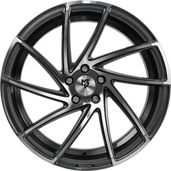 Felga aluminiowa 20" mbDESIGN KV2 20x8,5 ET42 5x112 Szary połysk polerowane