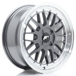 Felga aluminiowa 17" Japan Racing JR23 17x7,5 ET20-40 4H BLANK Hyper Gray w/Machined Lip