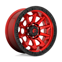 Felga aluminiowa 18" Fuel Covert 18x9 ET1 8x165,1 Candy Red Black Bead Ring