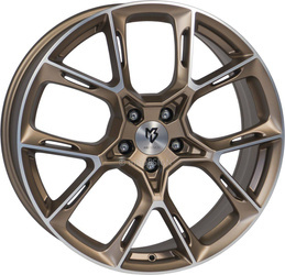 Felga aluminiowa 21" mbDESIGN KX1 21x9 ET30 5x120 Brązowy jasny matt polerowany