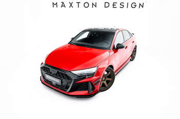 Splitter Przedni Street Pro + Flaps Maxton Audi RS3 Sedan / Sportback 8Y Facelift