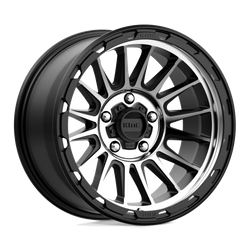 Felga aluminiowa 17" KMC Impact 17x9 ET-12 5x127 Satin Black Machined