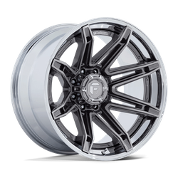 Felga aluminiowa 20" Fuel 1PC FC401 BRAWL 20x10 ET-18 8x170 Platinum