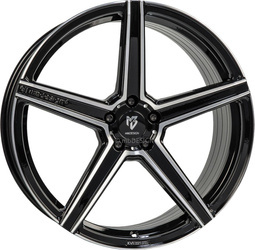 Felga aluminiowa 21" mbDESIGN KV1S DC 21x11,5 ET65 5x130 Czarny matt polerowany
