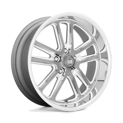 Felga aluminiowa 18" US Mag Bullet 18x9,5 ET1 5x127 Textured Gun Metal With Milled Edges