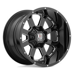 Felga aluminiowa 20" XD Buck 25 20x10 ET-24 5x127/139,7 Gloss Black Milled