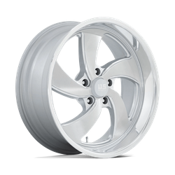 Felga aluminiowa 20" US Mag Desperado 20x8 ET1 5x120,65 Silver Brushed Face Milled Diamond Cut Milled