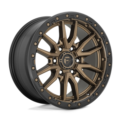 Felga aluminiowa 18" Fuel Rebel 18x9 ET1 5x139,7 Matte Bronze Black Bead Ring