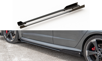 Dokładki progów Street Pro + Flaps Maxton Audi RS3 8V Sportback