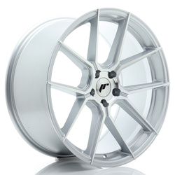Felga aluminiowa 20" Japan Racing JR30 20x10 ET41 5x120 Silver Machined Face