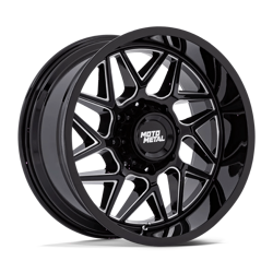 Felga aluminiowa 20" Moto Metal MO812 TURBINE 20x9 ET1 5x127 Gloss Black Milled