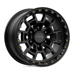 Felga aluminiowa 16" KMC KM718 SUMMIT 16x8 ET0 6x139,7 Satin Black