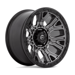 Felga aluminiowa 20" Fuel Traction 20x10 ET-18 6x139,7 Matte Gunmetal With Black Ring