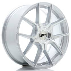 Felga aluminiowa 17" Japan Racing JR30 17x7 ET20-40 BLANK Silver Machined Face