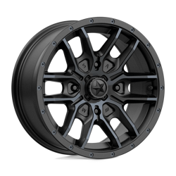 Felga aluminiowa 15" MSA Offroad Wheels M43 FANG 15x7 ET10 4x137 Satin Black