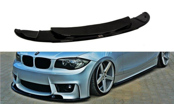 Splitter przedni Maxton BMW 1 E87 M-Design (czarny połysk)