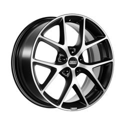 Felga aluminiowa 19" BBS SR 19x8,5 ET35 5x114 Vulcano Grey Diamond-Cut