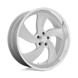 Felga aluminiowa 22" US Mag Desperado 22x8,5 ET1 5x127 Silver Brushed Face Milled Diamond Cut Milled