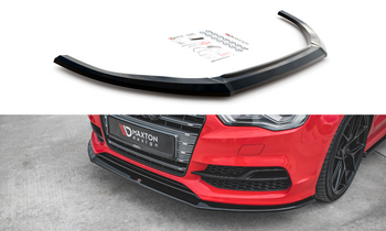 Splitter Przedni V.1 Maxton Audi S3 / A3 S-Line 8V Sedan / Cabrio