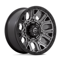 Felga aluminiowa 20" Fuel Traction 20x9 ET1 8x180 Matte Gunmetal With Black Ring