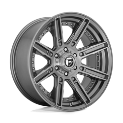 Felga aluminiowa 20" Fuel Rogue Platinum 20x10 ET-18 6x135 Brushed Gun Metal Tinted Clear