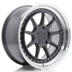Felga aluminiowa 18" Japan Racing JR47 18x8,5 ET15-35 5H BLANK Hyper Gray w/Machined Lip
