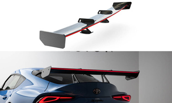 Karbonowy Spoiler Z Górnymi Mocowaniami + LED Maxton Toyota Supra Mk5