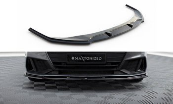 Splitter Przedni V.2 Maxton Audi A7 S-Line C8 / S7 C8 / C8 Facelift / S7 Facelift