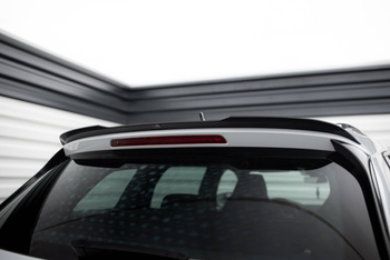 Przedłużenie spojlera Maxton V1 Skoda Kodiaq Mk1 Sportline (czarny połysk)