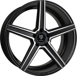 Felga aluminiowa 22" mbDESIGN KV1 22x10 ET50 5x112 Czarny matt polerowany
