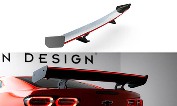 Karbonowy Spoiler Z Wewnętrznymi Wspornikami + LED Maxton Chevrolet Camaro SS Mk6 Facelift