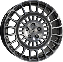 Felga aluminiowa 19" mbDESIGN MSP 19x8,5 ET50 5x114,3 Szary połysk polerowane