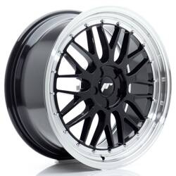 Felga aluminiowa 19" Japan Racing JR23 19x8,5 ET20-45 5H BLANK Gloss Black w/Machined Lip