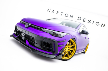 Splitter Przedni V.4 Maxton Volkswagen Golf R Hatchback / Variant Mk8 Facelift
