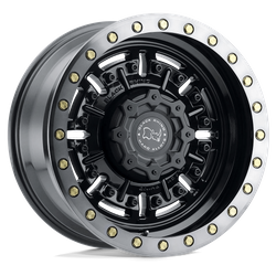 Felga aluminiowa 20" Black Rhino Abrams 20x9,5 ET-18 8x170 Gloss Gun Black W/ Machined Dark Tint