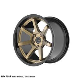 Felga aluminiowa 18" Strom DS-15 18x10,5 ET10 5x114.3 Gloss Black / Satin Bronze Face