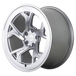 Felga aluminiowa 19" Radi8 R8C5 19x8,5 ET45 5x112 Matt Silver Machined Face