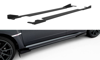 Dokładki progów Street Pro + Flaps Maxton Subaru Impreza WRX STI Mk3 Facelift