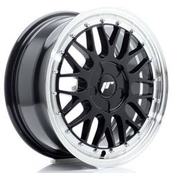 Felga aluminiowa 16" Japan Racing JR23 16x7 ET20-45 5H BLANK Gloss Black w/Machined Lip