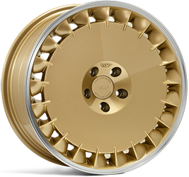 Felga aluminiowa 18" Ispiri Wheels CSRD TF 18x8,5 ET35 5x100 Vintage Gold Polished Lip - Lewa
