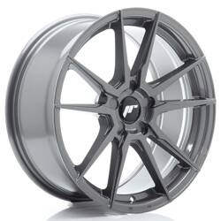 Felga aluminiowa 18" Japan Racing JR21 18x8,5 ET20-45 5H BLANK Hyper Gray