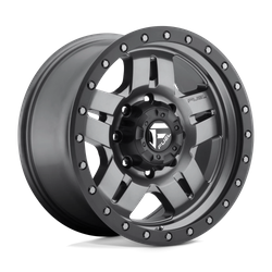 Felga aluminiowa 15" Fuel Anza 15x10 ET-43 5x114,3 Matte Gun Metal Black Bead Ring