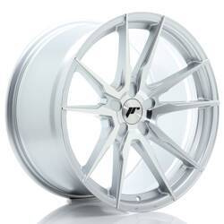 Felga aluminiowa 19" Japan Racing JR21 19x10 ET20-51 5H BLANK Silver Machined Face