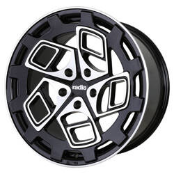 Felga aluminiowa 18" Radi8 R8CM9 18x9,5 ET35 5x100 Gloss Black Machined Face