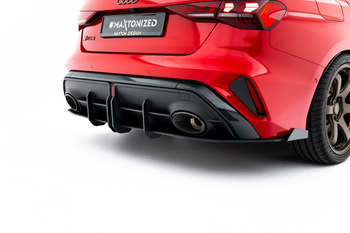 Dyfuzor Tylny Street Pro + Flaps Maxton Audi RS3 Sedan 8Y Facelift