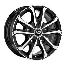 Felga aluminiowa 16" MSW 48 Van 16x6,5 ET55 5x130 Gloss Black Full Polished