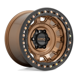 Felga aluminiowa 17" KMC Tank Beadlock 17x9 ET-15 5x127 Matte Bronze