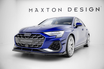 Splitter Przedni V.3 Maxton Audi S3 Sportback / Sedan / A3 S-line Sportback / Sedan 8Y Facelift